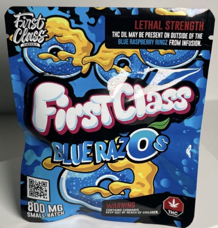 THC Gummies Blueberry — Indica cannabis at Rise Dispensary